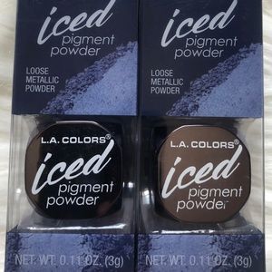 L.A. COLORS Iced Pigment Powder -Gleam (2 Pack)